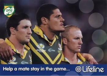 2007 Lifeline Help A Mate #NNO Kangaroos Front